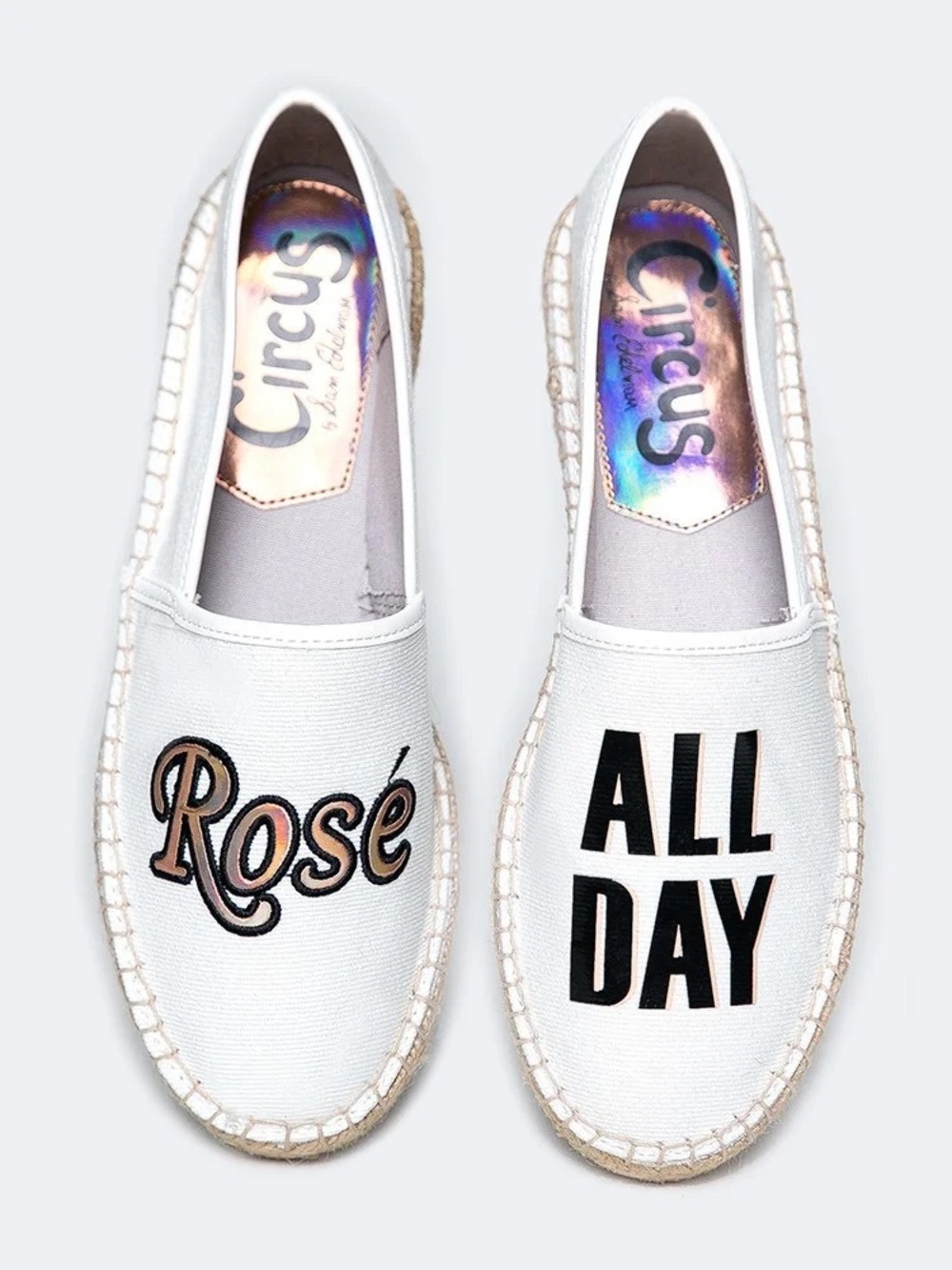 Circus by Sam Edelman White 'Rosé' & 'ALL DAY' Canvas Espadrilles